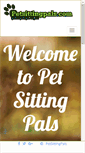 Mobile Screenshot of petsittingpals.com